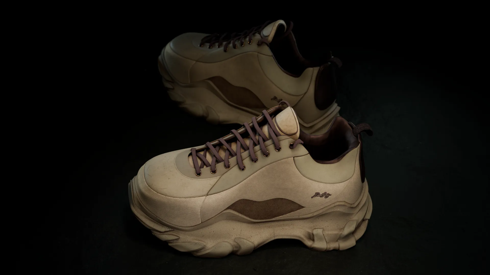 Sneaker — styling render
