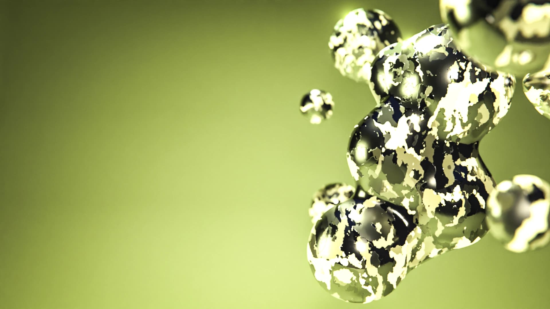 Bubbles in fog — bubble formation